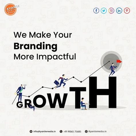 Grow Your Business With Us, Graphic Design Email Marketing, It Social Media Post, Grow Your Business Creative Ads, Boost Business, Digital Advertising Design, Creative Post, Clever Advertising, Digital Marketing Quotes