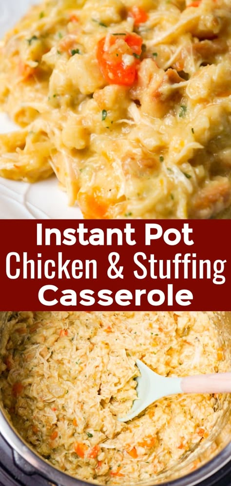 Instant Pot Chicken Recipes From Frozen, Pressure Cooker Chicken And Stuffing, Instapot Chicken Stuffing Casserole, Instant Pot Casseroles, Chicken And Carrots Instant Pot, Chicken Stuffing Casserole Instant Pot, Boneless Skinless Chicken Breast Instant Pot, Instant Pot Chicken And Stuffing Recipe, Cold Weather Instant Pot Recipes