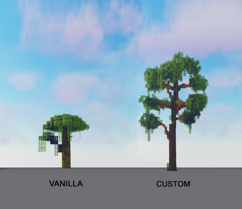 Tree Minecraft, Jungle Trees, Minecraft Tree, Jungle Tree, Fairy Village, Minecraft Inspo, Minecraft Projects, Tree Designs, Lamp Post