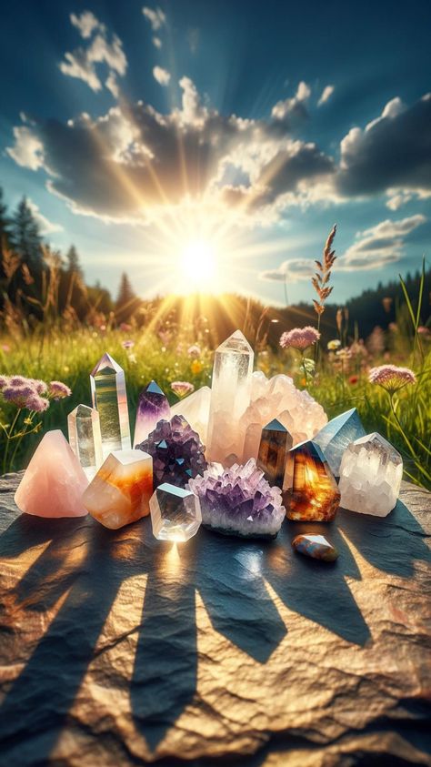 Charging Crystals, Charge Your Crystals, Zen Wallpaper, Crystal Rocks, Charge Crystals, Divine Feminine Spirituality, Crystal Aesthetic, Tips For Success, Energy Art