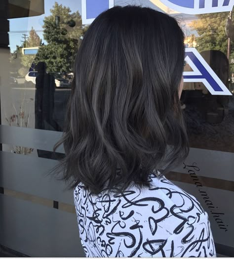 237 Likes, 5 Comments - Vancouver Hair Stylists (@lana.mai.hair) on Instagram: “Smokey grey !🌪🌬 : @fanola_usa @salonguys @ultrabondseal #stylistshopconnect #braidsandbalayage…” Charcoal Hair, Underlights Hair, Dark Ash, Ombré Hair, Team Work, Brown Blonde Hair, Ombre Hair Color, Hair Color Balayage, Hair Colours