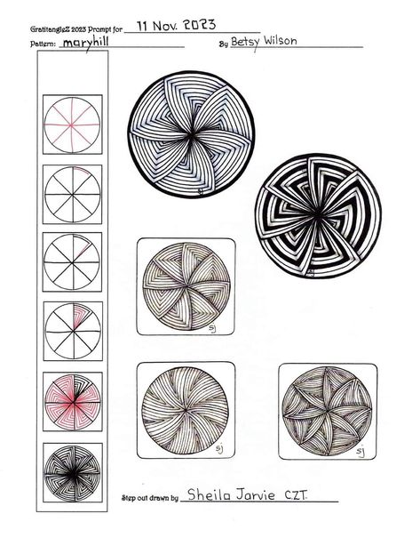 Round Zentangle Patterns, Circle Zentangle, Zentangle Circles, Zen Circle, Zentangle Flowers, Doodle Bug, Zen Doodle Patterns, Zentangle Tutorial, Zentangle Designs