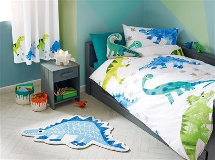 Buy Ben The Dino Pencil Pleat Curtains from the Next UK online shop Dinosaur Bedding, Kids Duvet, Kids Duvet Cover, Single Quilt, Themed Bedroom, Boys Bedding, Single Duvet Cover, Childrens Beds, Bed Sets