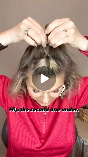 Daily Hair Tutorials 💇‍♀️ on Instagram: "Beautiful hair tutorial😍🥰 Here you get amazing hair style ideas and learn simple beautiful hair styles 💓 . @brittany.chenderson . #hairstyleideas #videohair #braidtutorial #hairtutorialvideo #hairvideotutorial #hairstyletutorial #braidoftheday #braidsofinstagram #hairglamvideos #tutorialhairdo #hairvideoshow #naturalhairtutorial #tutorialhair #cutehairstyles #marcbeauty #tutorialvideo #braidinglife #hairofinstgram #braidinspo #hairdecoration #hairstylevideo #longhairstyles #hairspo" Easy To Do Short Hairstyles, Tutorial Updo Short Hair, Simple Hairstyles Shoulder Length, Braided Hair Styles For Short Hair, Hairstyle For Heavy Hair, Quick Hairdos For Medium Hair, How To Style Shoulder Length Hair Simple, Braiding Fine Hair, Short Hair Ponytail How To Tutorials