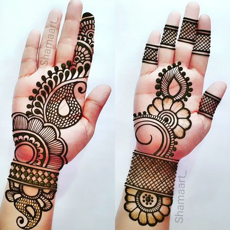 Bridal Mehndi Designs Indian, Hands Mehandi Designs, Mehandi Designs For Hands Unique, Mehndi Designs Simple Front Hand, New Mehndi Designs Simple, Mehandi Designs For Hands Simple, Mehandi Designs For Kids, Mehendi Designs For Kids, Mehandi Design For Hand