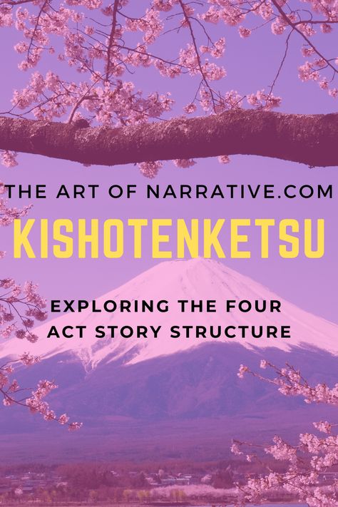 Kishōtenketsu is a story told in four parts. It is a Japanese story structure that doesn’t need conflict to tell a story! Learn to write without conflict.   #plot #storystructure #story #writing #kishotenketsu #writingtips #fictionwriting Grammar Tips, Learn To Write, Learning Japanese, Story Structure, Writing Crafts, Hero's Journey, Tell A Story, Promote Book, Writing Resources