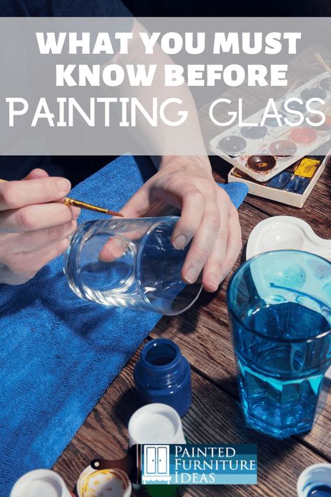 Learn how to paint on glass with these great tutorials on how to paint glass" class Painted Furniture Ideas, Painting On Glass Windows, Glass Paint Markers, Painted Glass Bottles, Hand Painted Glassware, Painting Glass, Glass Painting Designs, Diy Glass Bottle Crafts, Painted Glasses