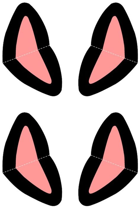 You'll be the "Cat's Meow" at the Halloween Parade with these Printable Black Cat Ears. Just pair them up with a black leotard, a tail and some face paint. Cat Ear Template, Ear Template, Diy Cat Ears, Black Cat Ears, Easy Kids Crafts, Cat Valentine Victorious, Cats Tumblr, Sam And Cat, Halloween Parade