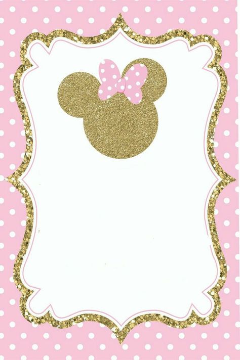 Plantillas Minnie Invitations, Minnie Mouse Birthday Party Decorations, Minnie Mouse Birthday Invitations, Minnie Mouse Birthday Decorations, Minnie Mouse Invitations, Minnie Mouse 1st Birthday, Minnie Mouse Baby Shower, Minnie Birthday Party, Minnie Mouse Theme