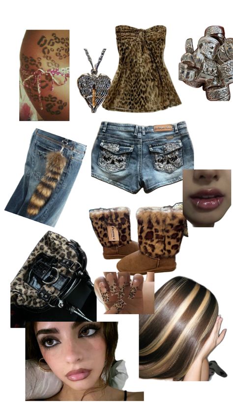 Y2k Cheetah Print Outfits, Cheetah Girls Aesthetic, Cheetah Print Y2k, Y2k Cheetah Print, Cheetah Print Outfits, Outfits Y2k, Aesthetic Y2k, Y2k Outfits, Cheetah Print