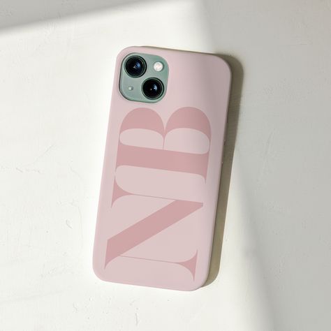 This Pink Personalized Initials case makes a perfect addition to your iPhone. The design is UV printed onto the case for extra durability and you can choose between a snap or tough case with a matte or gloss finish. Snap Case: * The case protects the sides with an open top and bottom * Design wraps fully around the case * Slim form factor & lightweight * Impact resistant Polycarbonate material * Open ports for connectivity Tough Case: * Dual layer case for extra protection * TPU liner for extra Initial Phone Case, Personalize Iphone Case, Custom Phone Case, Magsafe Case, Bottom Design, Personalized Iphone, Personalized Phone Cases, Iphone Phone, Phone Case For Samsung