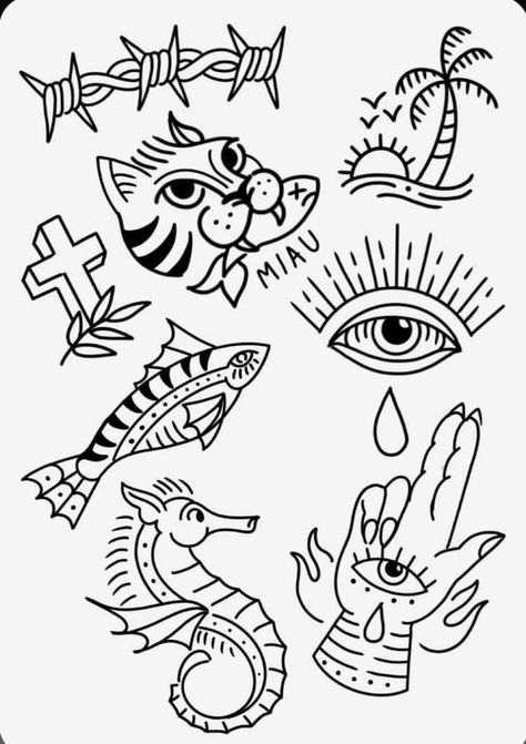 Outline Flash Tattoo, Quirky Traditional Tattoo, Apprentice Tattoos, Eden Tattoo, Traditional Tattoo Filler, Doodle Bob, Small Traditional Tattoo, Traditional Tattoo Outline, Tattoo Line Art