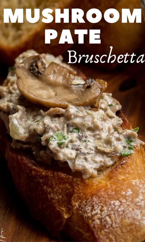 Mushroom Pate Jamie Oliver, Mushroom Mousse Recipe, Mushroom Pesto, Mushroom Pate Recipe Simple, French Mushroom Recipes, Pate Appetizers, Savory Mousse, Vegan Mushroom Pate, Vegetarian Pate Recipe