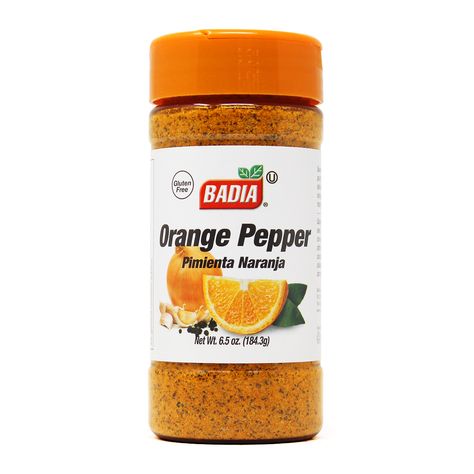 Orange Pepper - 6.5 oz - Badia Spices Orange Pepper Seasoning, Orange Pepper Wings, Orange Pepper Recipes, Aji Pepper, Paprika Spice, Orange Pepper, Pepper Seasoning, Dehydrated Vegetables, Orange Peppers