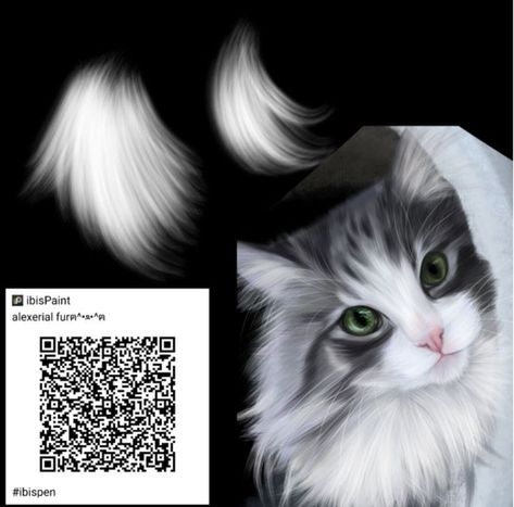 Brush Ibispaint, Ibispaint Brush, Brush Codes, Paint Brush Drawing, Brush Code, Painting Fur, Shading Brush, الفن الرقمي, Brush Art