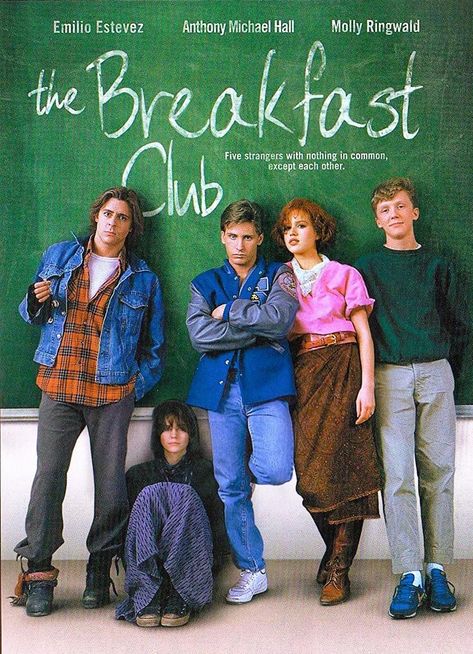 John Bender, Breakfast Club Movie, 2000s Tv Shows, Judd Nelson, Anthony Michael Hall, Emilio Estevez, Brat Pack, American High School, Brian Johnson