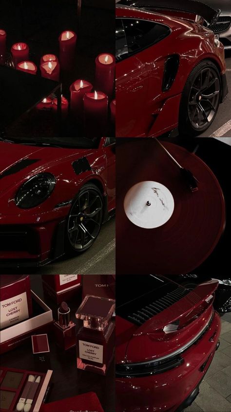 Red Motorcycle Aesthetic Wallpaper, Dark Red Car Aesthetic, Red Dark Aesthetic Wallpaper, Cherry Red Porsche, Wine Red Wallpaper Iphone, Red Cars Wallpaper, Red Car Aesthetic Wallpaper, Dark And Red Wallpaper, Car Red Aesthetic