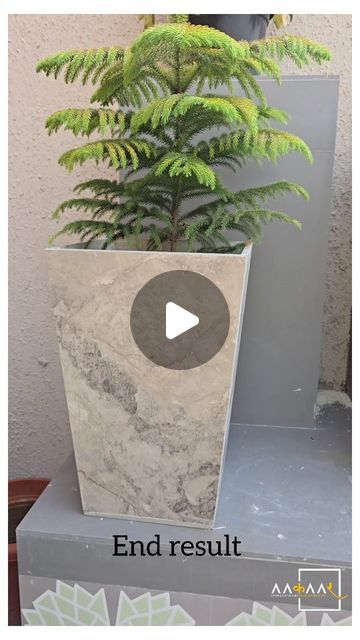 aakaar on Instagram: "Why waste material when you can use them to furnish appealing outcomes. These planter pots were designed using the remaining tile pieces.  Imagination and practical knowledge put to good use.   Ps: we had an awesome team to help us achieve this.   #wastematerialcraft #interiordesign #interiors #recycling #residentialproject #explore #outdoorspaces #outdoordesign #spacedesign" Tile Pots Diy, Waste Tiles Diy, Waste Tiles Ideas, Waste Tiles Uses, Diy Tile Planter, Tile Planter Diy, How To Make Cement Pots, Tile Planter, Diy Plant Pots