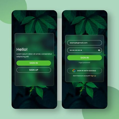 sameera lakshan UI design Glass Morphism, Dashboard Design Template, Login Page Design, Ux Design Principles, Ux Design Mobile, Login Design, Login Screen, Design Sites, Ui Ux 디자인