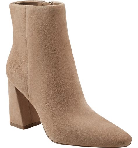 Marc Fisher Boots, Modern Square, Marc Fisher, Shoe Lover, Leather Booties, Bootie, Block Heels, Bootie Boots, Fall Outfits