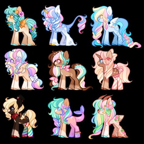 Mlp Non Pony Oc, Mlp Oc Adopt, Mlp Adoptables, Pony Town Base, Pony Adopt, Mlp Adopts, Mlp Designs, Pony Ocs, Pony Ideas