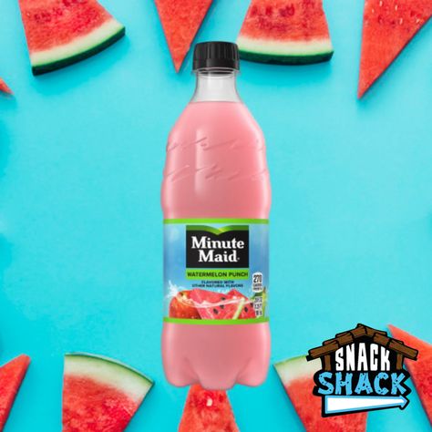 🍉 With its signature blend of refreshing watermelon with hints of delicious summer fruit, this fruit punch is one of our best tasting exotic juices. 🥝 Come by Snack Shack Drive Thru in-store or online to pick up one of our Minute Maid Watermelon Punches now. 🏪 Frozen Watermelon Mocktails, Watermelon Blended Drink, Watermelon Mint Sangria, Boozy Sour Watermelon Slushies, Watermelon Frose, Exotic Snacks, Watermelon Punch, Lavender Wedding Cake, Snack Shack