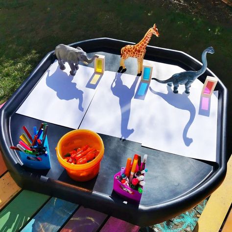 Mini Tuff Tray Ideas, Outside Learning Area, Educational Tuff Tray Ideas, Eyfs Nursery Activities, Preschool Activities Eyfs, Outdoor Nursery Activities, Summer Tuff Tray Ideas Preschool, Preschool Reggio Activities, Eyfs Creative Activities