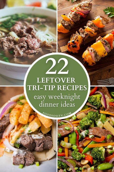 Make your tri-tip go the extra mile with our curated collection of 22 recipes! Perfect for busy weeknights, these dishes breathe new life into leftover tri-tip. From hearty sandwiches to flavorful stir-fries, dinner's sorted. Click to explore and get inspired! #LeftoverTriTipRecipes Tri Tip Tacos Leftover, Tri Tip Appetizer, What Can I Make With Left Over Tri Tip, Tri Tip Dinner Ideas Meals, Tri Tip Leftovers, Tri Tip Leftovers Recipes, Leftover Tri Tip Ideas, Leftover Tri Tip Recipes, Tri Tip Recipes