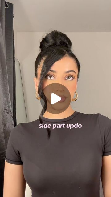 Meher on Instagram: "Hairstyle- Redefining elegance, one side part at a time. ✨  . . . #sidepart #updo #hairstyle #hairtutorial #hair #hairinspo #reels #reelsinstagram" Cute Side Part Hairstyles, Side Part Hairstyles, Updo Hairstyle, Side Part, May 13, One Sided, Hair Tutorial, Classic Looks, Hair Inspo