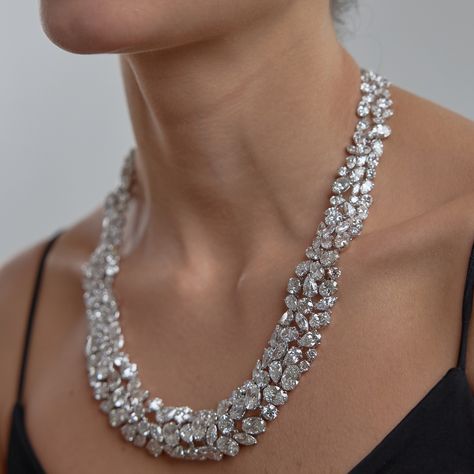 Nice Necklace - Grownbrilliance Dream Jewelry Necklaces, Most Expensive Jewelry, Bridal Diamond Necklace, Real Diamond Necklace, Diamond Jewelry Set, Fancy Jewelry Necklace, Designer Diamond Jewellery, Nice One, Expensive Jewelry Luxury