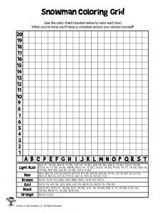 Winter Grid Coloring Pages | Woo! Jr. Kids Activities Coloring Grid Worksheet, Grid Coloring Pages, Graphic Dictation, Grid Coloring, Coordinate Graphing Pictures, Winter Classroom Activities, Coordinate Grid, Fun Worksheets For Kids, Coordinate Graphing