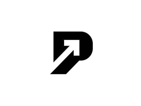 P and arrow by Andrii Kovalchuk🇺🇦 on Dribbble Up Arrow Logo, Logo With Arrow, P Design Letter, P Arrow Logo, Pr Logo Design, Productivity Logo, Gd Logo, Arrow Logo Design, Jp Logo