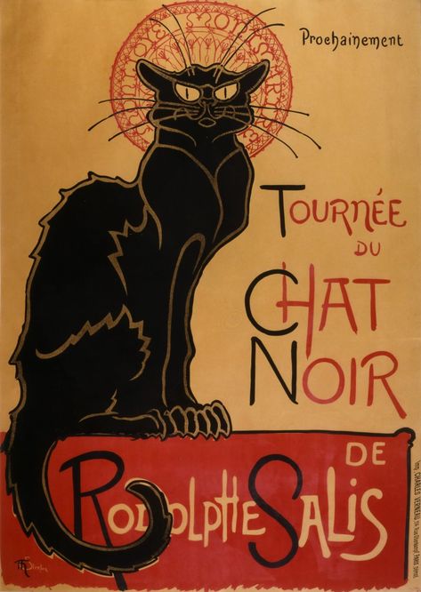 Vintage Parisian Posters | Art History Stories | DailyArt Magazine Art Geek, Bd Art, Mc Escher, Montmartre Paris, Van Gogh Museum, Postcard Art, Street Graffiti, A Black Cat, Art Japonais