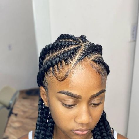 My Afro on Instagram: "Ghana com cachos 💕   #tranças #ghanabraids #nagô #cachos #afrohair #memestagram #explorar #divulgaçãoinstagram #2024" Gana Braids, Ghana Braids, Box Braids, Ghana, Natural Hair, Natural Hair Styles, Braids, Collage, Hair Styles