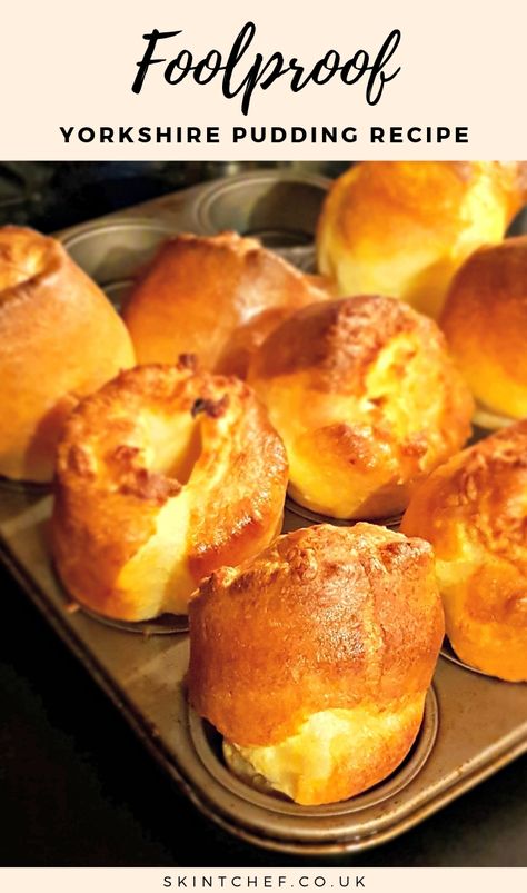 CoursePrep Easy Yorkshire Pudding Recipe, Yorkshire Pudding Recipe, Popover Recipe, Yorkshire Pudding Recipes, Activism Art, Yorkshire Puddings, Scottish Recipes, Yorkshire Pudding, English Food