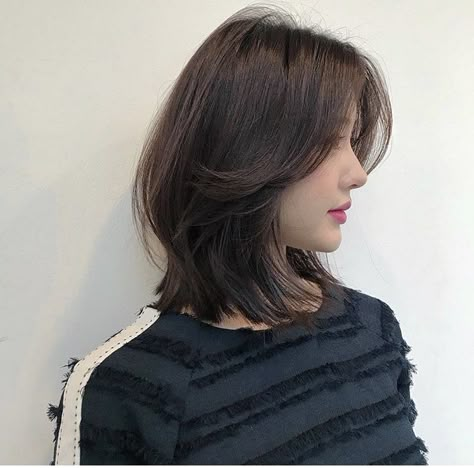 Korean Long Hair, Medium Shag Hairstyles, Shortish Hair, Asian Short Hair, Hair Inspiration Short, Shot Hair Styles, Haircuts For Medium Hair, Haircuts Straight Hair, Hair Stylist Life