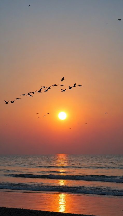 Lovely morning ... @ajayanair23 #wallpaper #photography #sunrise #sea #nature #dp #morning #aesthetic Morning Bird Aesthetic, Good Morning Nature Sunrises, Sun Rise Photography Mornings, Aesthetic Wallpaper Sunrise, Morning Sunrise Aesthetic, Wallpaper Jam, Nature Dp, Zoom Wallpaper, Sunrise Coffee