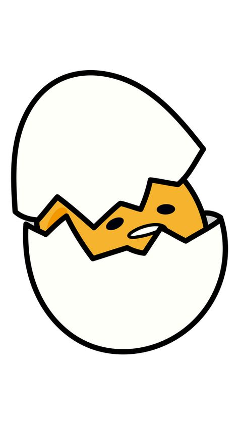 How To Draw Gudetama, Gutatama Egg Drawing, How To Draw Egg, Egg Yolk Drawing, Egg Drawing Cute, Gutatama Egg, Gudetama Drawing, Cute Sanrio Drawings, Gudetama Party