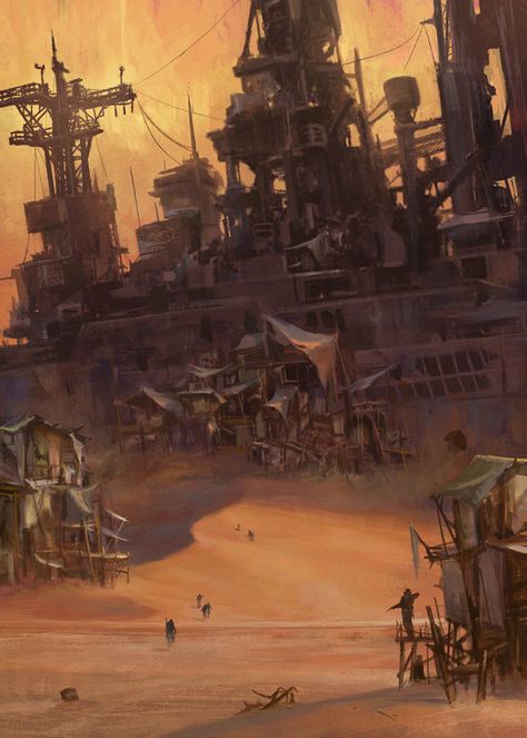 Apocalypse Landscape, Abandoned City, Desert Aesthetic, Apocalypse World, Apocalypse Aesthetic, Post Apocalyptic Art, Apocalypse Art, Desert Art, Post Apocalypse