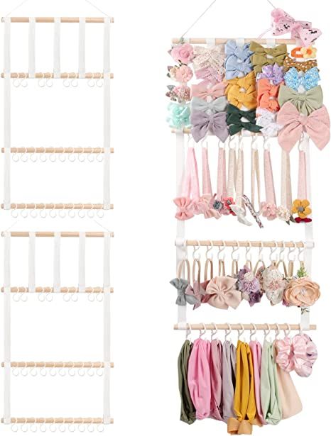 Amazon.com: Headband Holder Hair Bows Organizer for Girls, Baby Headbands Hair Accessories Organizer Storage Wall Hanging Decor for Toddler Girls Room : Baby Baby Headband Holders, Headband Storage, Hair Bow Organizer, Hair Accessories Holder, Headband Organizer, Bow Organizer, Organizing Hair Accessories, Toddler Girl Room, Headband Holder