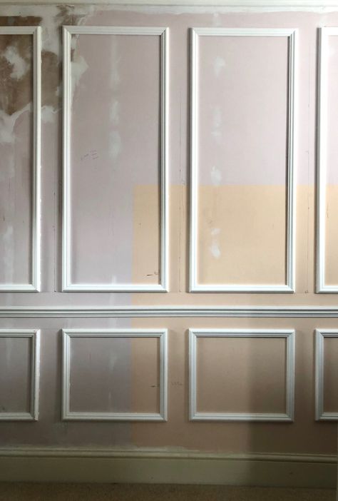 How To DIY This Parisian Style Wall Panelling — MELANIE LISSACK INTERIORS Diy French Wall Panel, Parisian Wall Paneling, French Wall Panelling, French Wall Design, French Wall Molding, French Wall Panels, Diy Wall Paneling Ideas, Wall Panel Diy, Diy Wall Panels