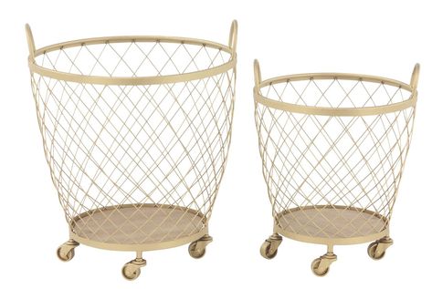 Laundry Cart, Wire Basket Storage, Decorative Storage Baskets, Woven Baskets Storage, Diamond Weave, Basket Storage, Round Storage, Round Basket, Metal Baskets