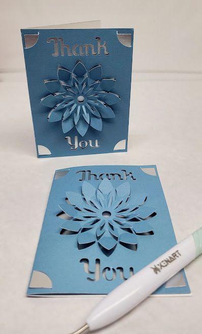 Thank You Card Design Cricut, Thank You Card Svg Free, Cricut Thank You Cards Ideas, Cricut Cards Ideas Cardmaking Free, Thank You Cricut Cards, Free Cricut Cards, Greeting Cards Cricut, Thank You Pop Up Cards, Cricut Cutaway Cards Free