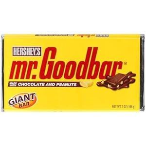 Hersheys Giant Mr Goodbar Bar, 7-Ounce (Pack of 2) List Of Candy, Mr Goodbar, Dove Bar, American Candy, Candy And Chocolate, York Peppermint Patty, Junior Mints, Hershey Candy, Candy Buttons