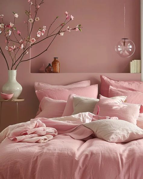 deco chambre rose Rose Aesthetic Couleur, Linge Roset Sofa, Murs Roses, Rose Dans, Deco Rose, Rose Pale, Cozy House, My Blog, Pink