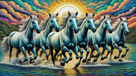 7horses Wallpaper Hd, 7 Horses Running Painting Vastu Hd, 7 Running Horses Wallpaper Hd, Seven Horses Painting Vastu, Running Horse Wallpaper For Phone, Running Horse Wallpaper, Horse Running Drawing, Tamil Pictures, Running Horses Painting