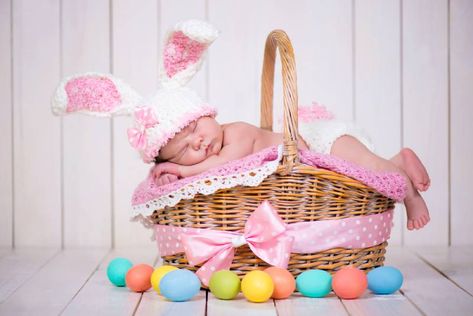 134 New Baby Quotes: Magical Quotes For Your Newborn Baby Baby Easter Pictures, Newborn Easter, Easter Baby Photos, New Baby Quotes, Baby Easter Basket, Easter Photoshoot, Easter Photography, Foto Newborn, Foto Baby