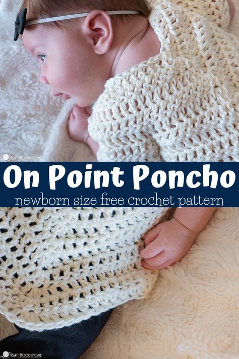 Create an adorable keepsake with our free, easy-to-follow newborn poncho crochet pattern. This DIY project utilizes lightweight yarn to fashion a darling outfit, turning your bundle of joy into a boho fashionista. Enjoy the magic of quick crochet! Crochet Vest Tutorial, Crochet Poncho Kids, Vest Tutorial, Newborn Pattern, Crochet Baby Poncho, Crochet Baby Projects, Crochet Baby Items, Baby Poncho, Poncho Design