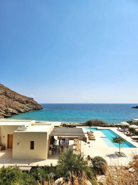 Greek Island Boutique Hotel, Boutique Hotel Greece, Luxury Hotels In Greece, Boutique Beach Hotel, Greece Hotels Luxury, Greek Hotels, Greece Accommodation, Greek Hotel, Coastal Boutique