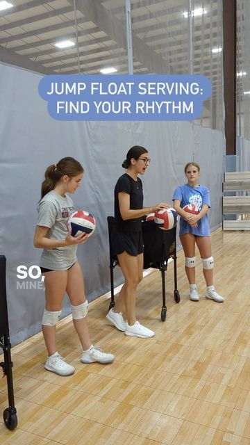 Volleyball Lessons Tulsa on Instagram: "Athleticism is built on repetition of rhythm! Check out this instruction on finding your rhythm while jump float serving from Coach Kylie: #volleyball #volleyballplayer #volleyballcoach #volleyballdrills #volleyballtips #volleyballgirls" Float Serve Volleyball, Volleyball Serving Drills, Volleyball Lessons, Jump Serve, Volleyball Serve, Volleyball Tryouts, Foot Exercises, Volleyball Tips, Volleyball Workouts